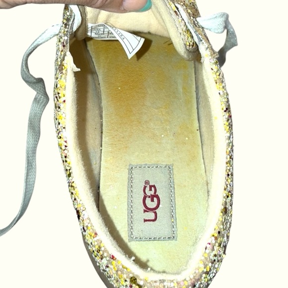 UGG KARINE CHUNKY GLITTER GOLD MULTI SHOES Women’s 10 - Picture 13 of 15
